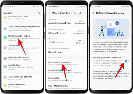Optimizacion Automatica Samsung