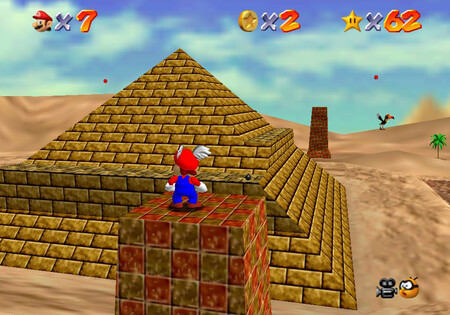 Super Mario 64: cómo conseguir la estrella Stand Tall on the Four Pillars de Shifting Sand Land