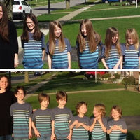Estos 6 hermanos recibieron burlas durante años por su pelo: y no se lo cortaban para donarlo