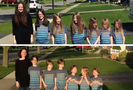 Estos 6 hermanos recibieron burlas durante años por su pelo: y no se lo cortaban para donarlo