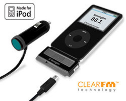 Transmisor QuickSeek FM de Kensington para iPod