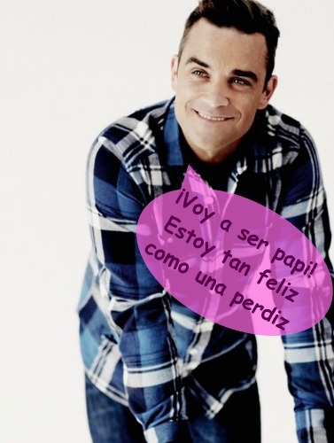 Robbie Williams ya tendrá a quién dejarle la herencia