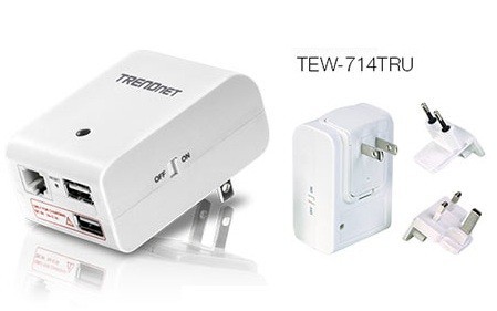 TRENDnet TEW-714TRU, router WiFi de bolsillo para llevar de viaje