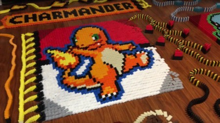 14.000 fichas necesitaron unos fans para crear este efecto dominó de Pokémon