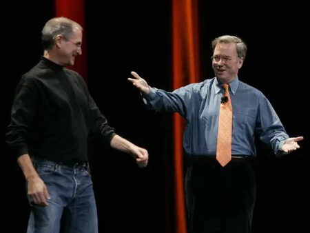 Eric Schmidt Y Steve Jobs