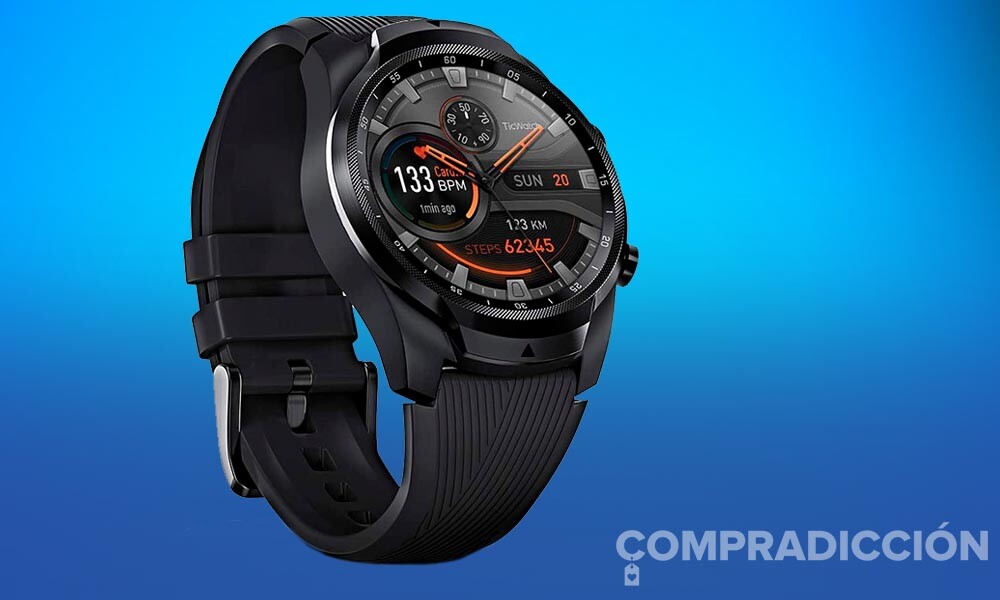 Que no se te escape esta vez: el TicWatch Pro 4G/LTE vuelve a costar 169,99  euros en Amazon