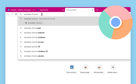 Cómo activar las nuevas acciones rápidas de Google Chrome para realizar operaciones desde la barra de URL