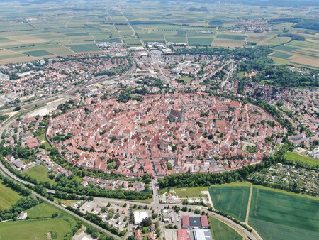 Vista Aerea de Nördlingen