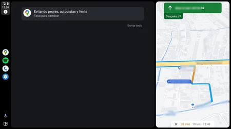 Android Auto 10.1 ベータ版と新しい Google マップの通知