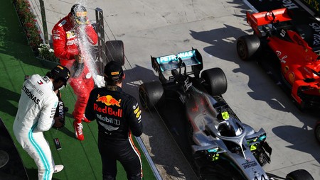 Podio Hungria F1 2019