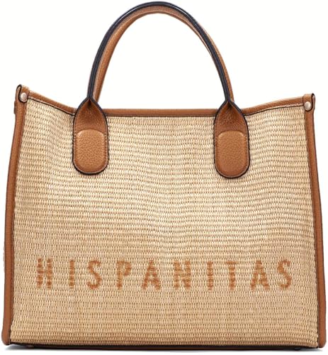 HISPANITAS Bolso Tote Cuero para Mujer