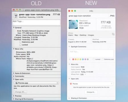 Obtener información, así sería su interfaz en este rediseño de Ramotion