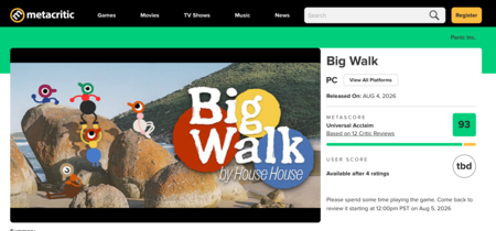 Big Walk Metacritic