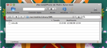 Cómo hacer copias de seguridad de los SMS en el iPhone, mediante SSH