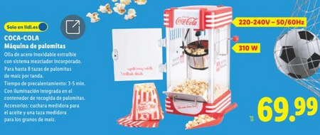 Folleto Lidl Maquina Palomitas