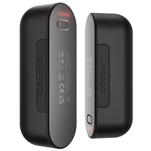 OCOOPA Magnético Calentadores de Manos Recargables 5000mAh*2Packs, 16 Hrs de Calor 4 Niveles de Calor hasta 58°C, Cargador Portátil USB-C, Raynauds, Golf, Regalos Tecnológicos para Hombres, UT2s