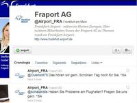 El aeropuerto de Frankfurt dice presente en Twitter