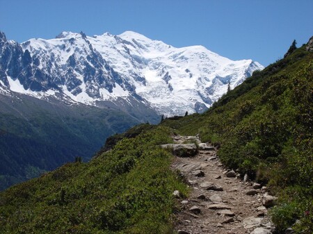 A View Of Mont Blanc From The Tour Du Mont Blanc 2007