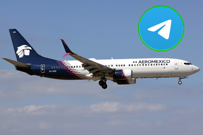 Detectan posible filtración de datos de Aeroméxico en Telegram: una base tendría más de 15 millones de registros