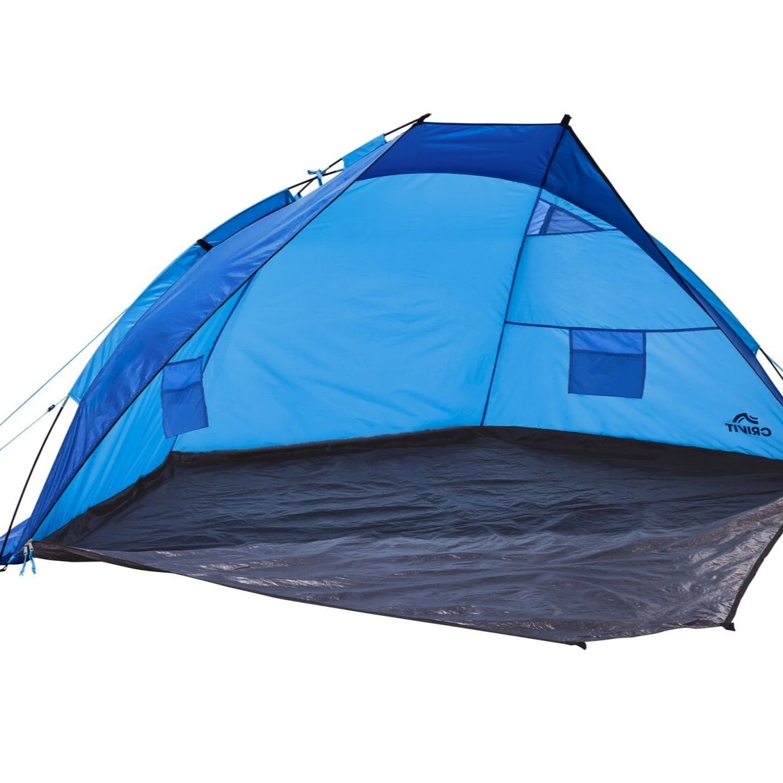 Paraviento autodesplegable ideal para protegerse del viento y el sol en la playa, el jardín o el campo.