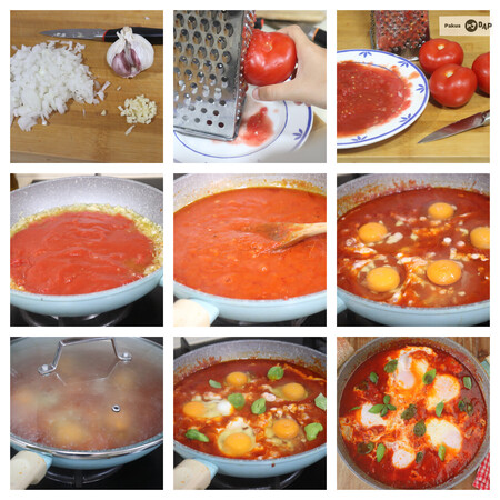 Huevos A La Pizzaiola Elaboracion