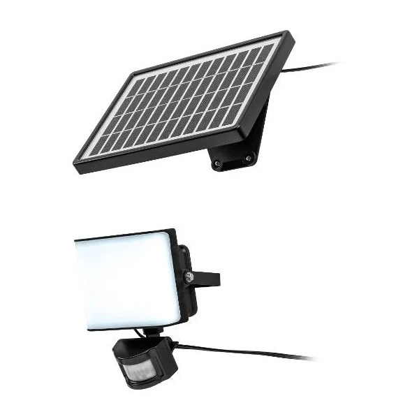 Foco solar LED con sensor de movimiento