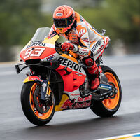 Marc Márquez sufrió dos caídas que evitaron la primera victoria post-lesión, pero deja un ritmo esperanzador