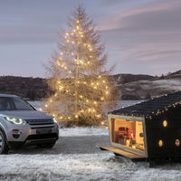 ¿Qué tal una cabaña de madera que quepa en tu coche? Es lo último de Land Rover para esta Navidad