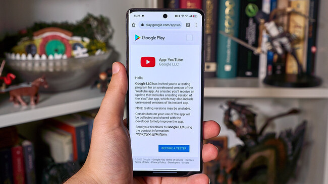 betatester youtube android