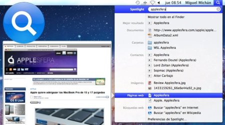 OS X Lion: Aprende todo lo que hay que saber sobre el nuevo Spotlight