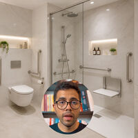 El arquitecto José María Medina avisa: “En un baño para personas mayores de 65, es fundamental una buena iluminación y este tipo de barras de apoyo”