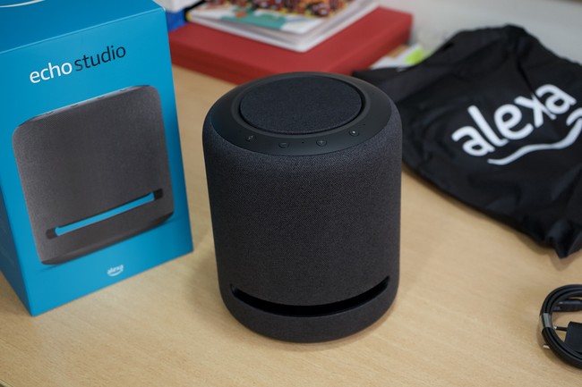 2台セット Amazon echo studio Echo Studio（2台）レビュー：AUX接続でPCスピーカーとして使っ