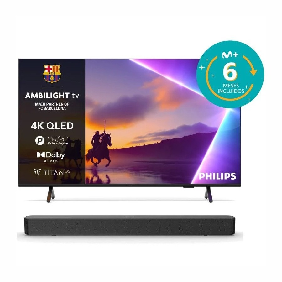 Philips 85PUS8510 + Philips TAB4000 + seis meses Movistar Plus+