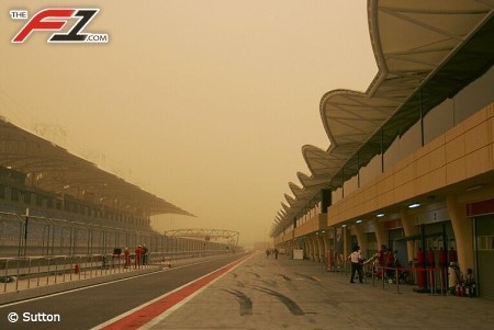 En Bahrein tampoco se escapan del temporal