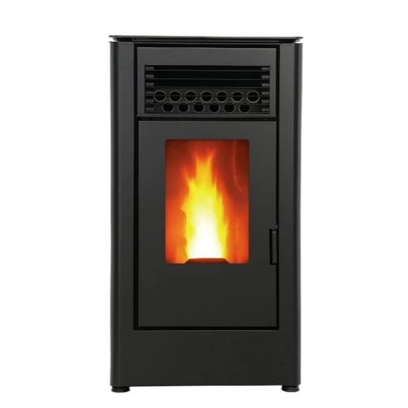 Estufa de Pellets ELITE 10kW Negra. Calor sustentable y Eficiente para Estancias de hasta 180 m³. Ideal para Salones y Casas Rurales
