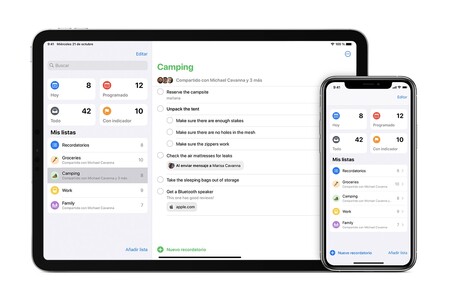 Cómo ordenar los elementos de las listas de Recordatorios en nuestro iPhone, iPad o Mac