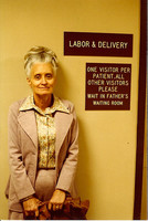 Papás fuera del paritorio