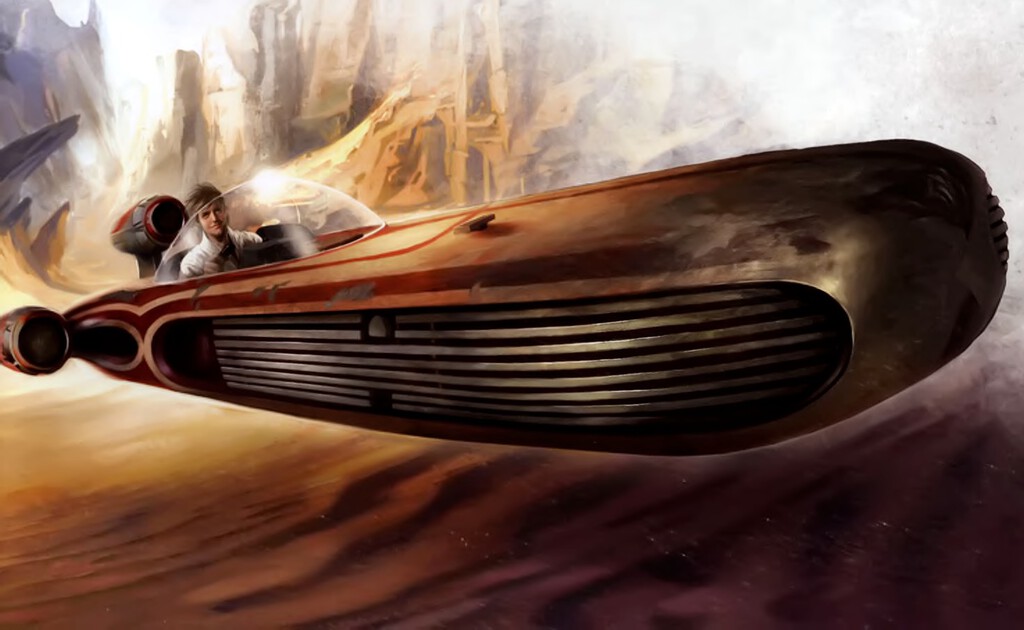 El deslizador X-34 de Luke Skywalker era muy distinto al principio: parecía sacado de Flash Gordon y no de Star Wars El deslizador X-34 de Luke Skywalker era muy distinto al principio: parecía sacado de Flash Gordon y no de Star Wars