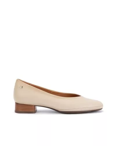 Pikolinos Zapatos tacón en Cuero Ubeda para Mujer en Color Beige