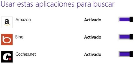 Aplicaciones búsqueda