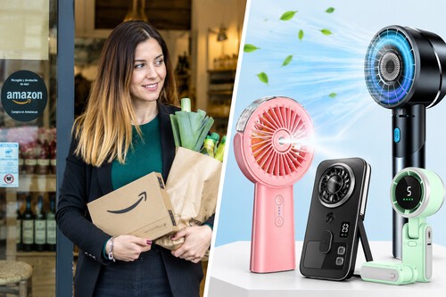 Las mejores ofertas en ventiladores de mano hoy, 23 de julio, en Amazon 