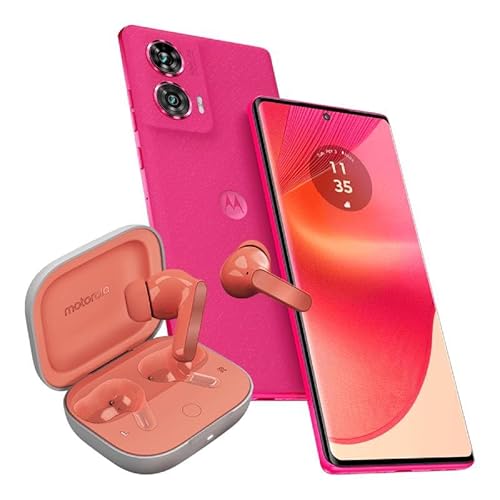 Motorola Edge 50 Fusion Rosa (8GB RAM/256GB), 50MP, Celular Desbloqueado + audífonos