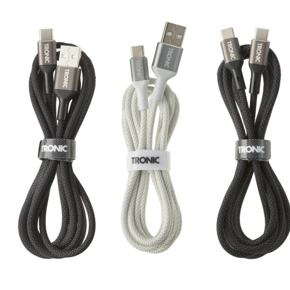 Cable trenzado de carga y datos