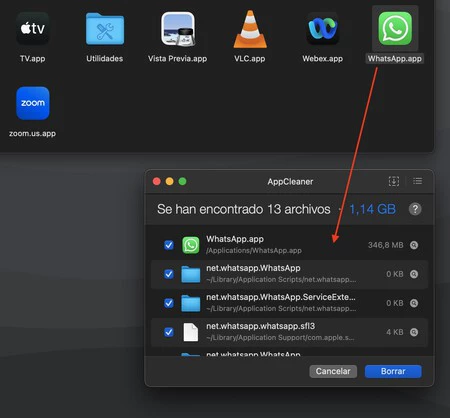 WhatsApp Macをアンインストールする