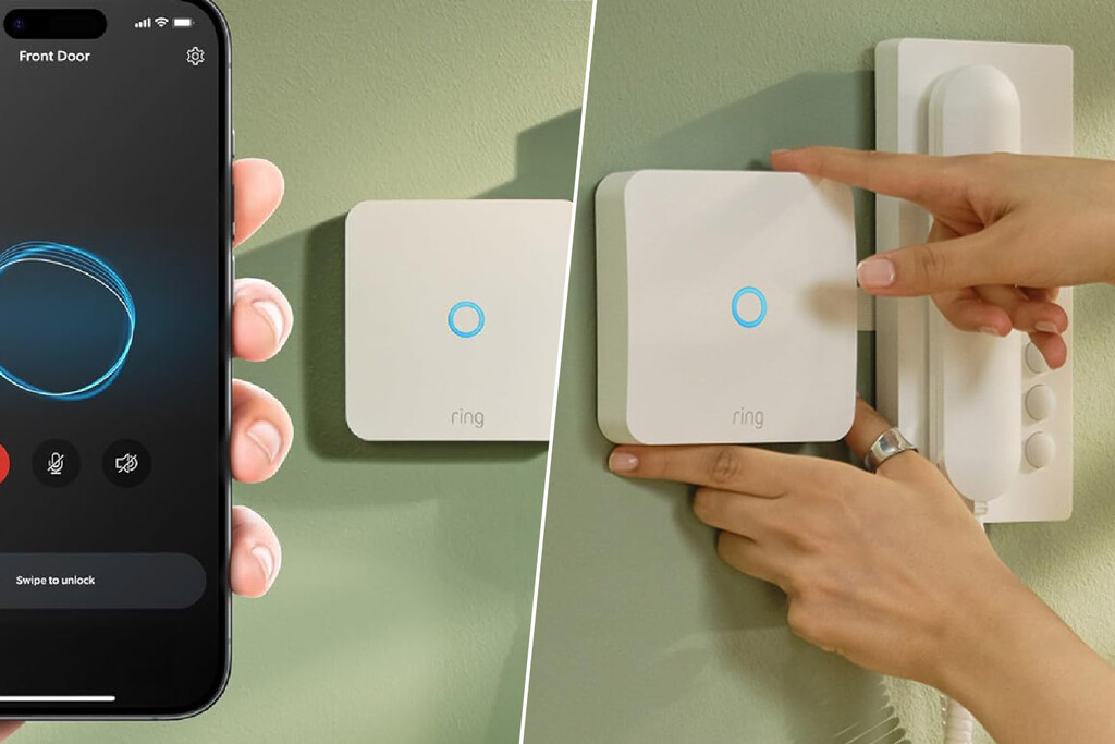 La solución para no tener que levantarte del sofá cuando suene el telefonillo es este Ring Intercom. Cuesta ahora 30,99 euros.