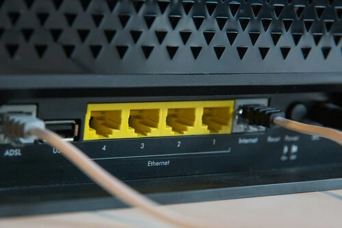 Foto de un router