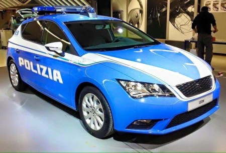 SEAT León, de coche 'macarra' a coche de la policía italiana
