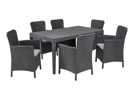 Allibert Conjunto de mesa y sillones