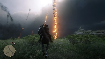 Red Dead Redemption 2 aún más loco: puedes convertir a Arthur en un sádico Superman y sobrevivir a una lluvia de meteoritos