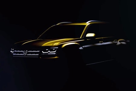 Volkswagen nos enseña en este teaser al nuevo Atlas, pero sólo lo justo